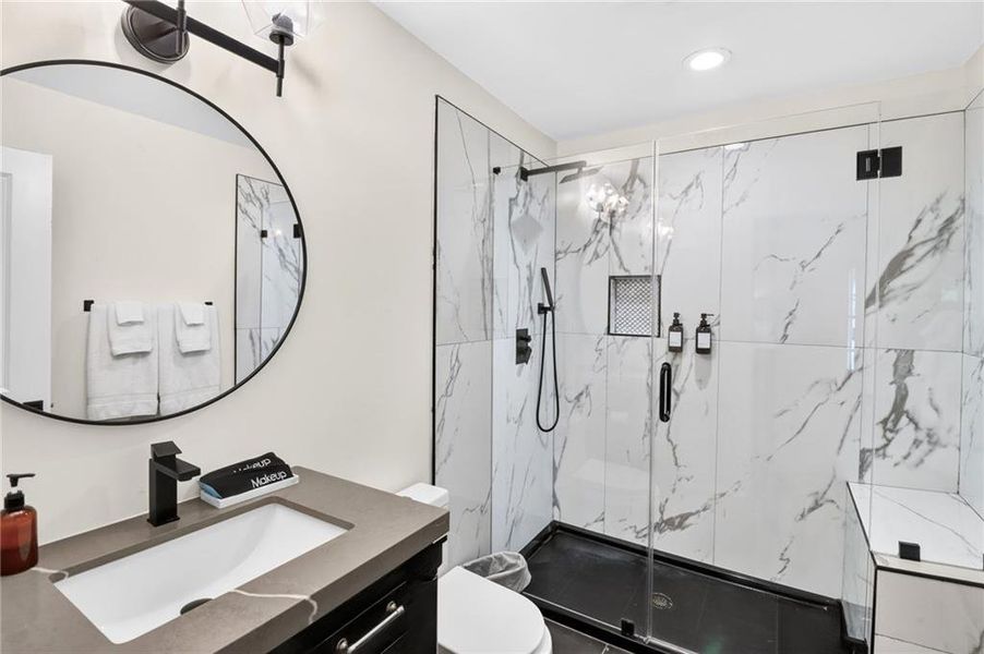 Furnished interior view inside a new home in , Atlanta (Image 19).