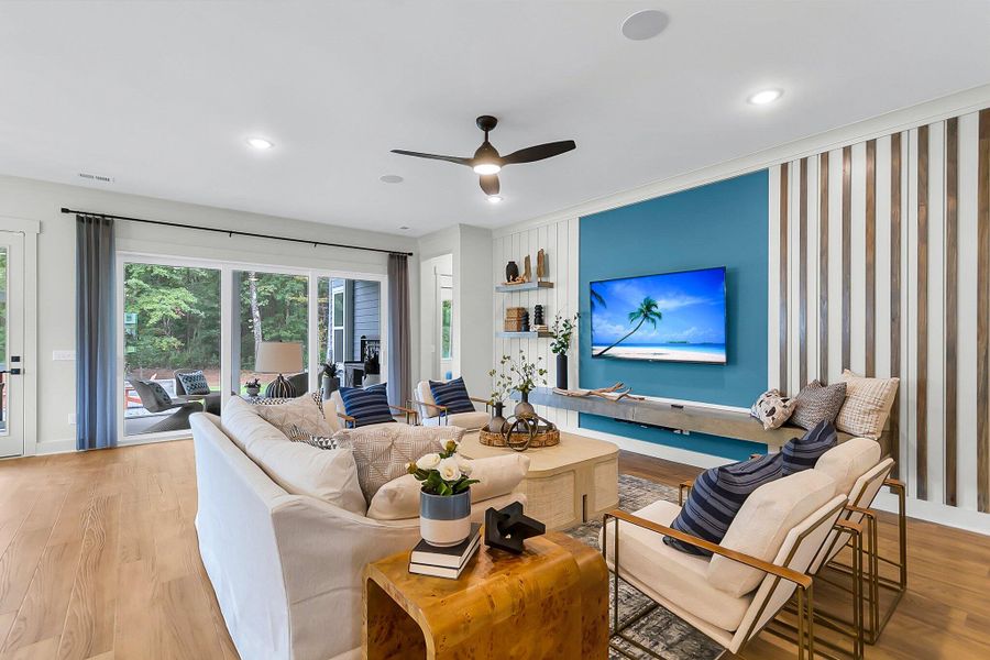 Furnished interior view inside a new home in Hidden Ponds Reserve, Awendaw (Image 15).