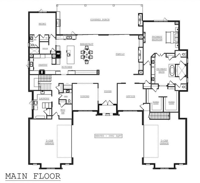 2D floor plan layout of this home in , Marietta, GA (Image 5).