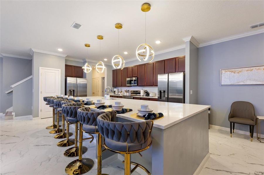 Furnished interior view inside a new home in , Kissimmee (Image 23).