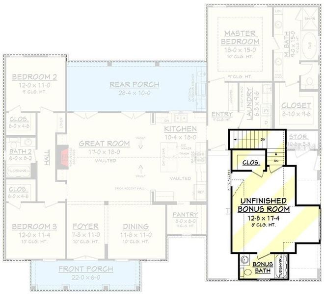 2D floor plan layout of this home in , Bushnell, FL (Image 6).