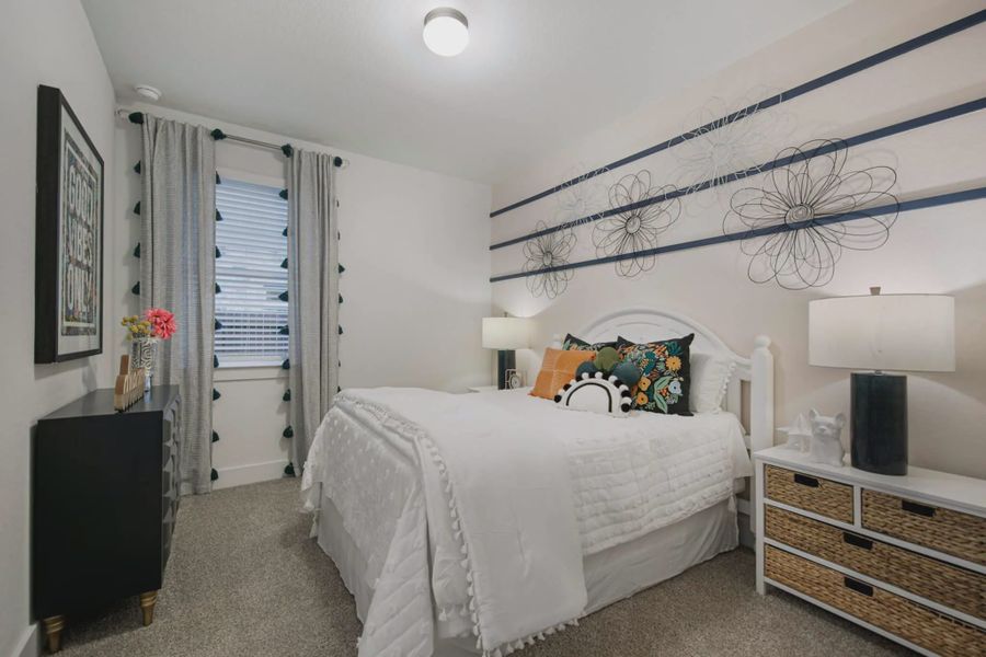 Representative furnished interior of a home built from the Barron by Chesmar Homes in Lariat, Liberty Hill (Image 8).