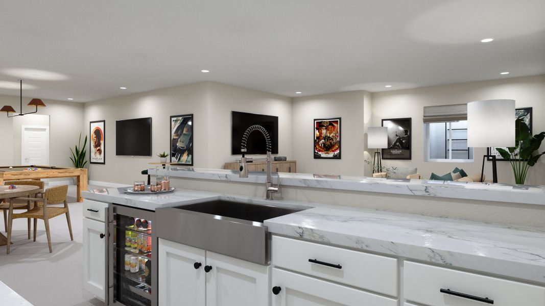 Representative furnished interior of a home built from the The Broadmoor by Trumark Homes in RainDance, Windsor (Image 14).