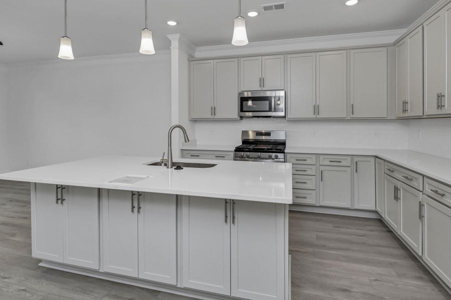 Furnished interior view inside a new home in Lake Carolina Townhomes, Columbia (Image 8).