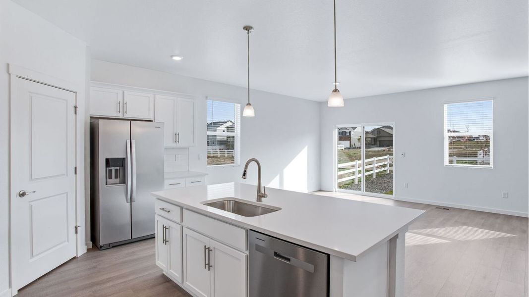 Furnished interior view inside a new home in Hansen Farm, Fort Collins (Image 6).