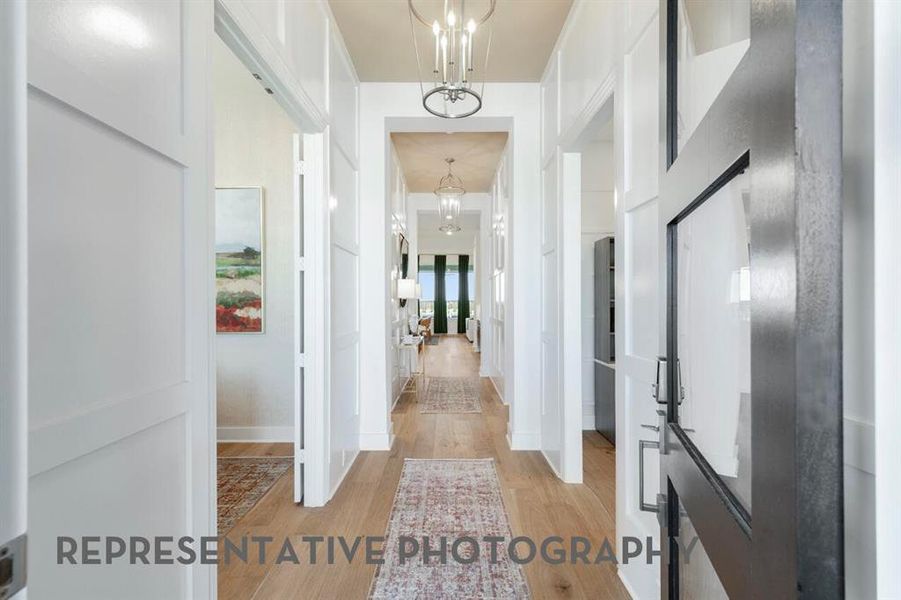 Furnished interior view inside a new home in Ridge Crossing, Waxahachie (Image 26).