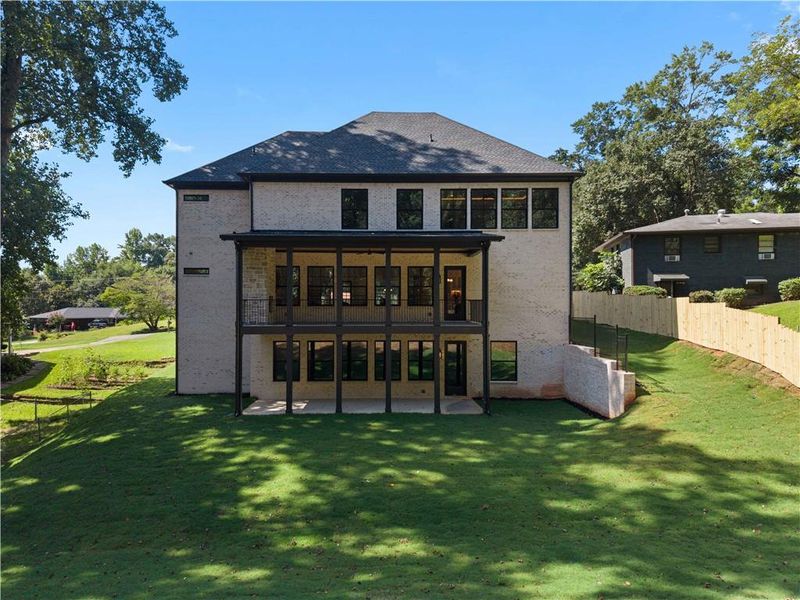 Exterior details and patio area of a home in , Buford (Image 3).