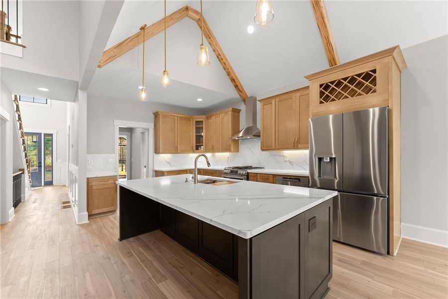 Furnished interior view inside a new home in , Dahlonega (Image 16).