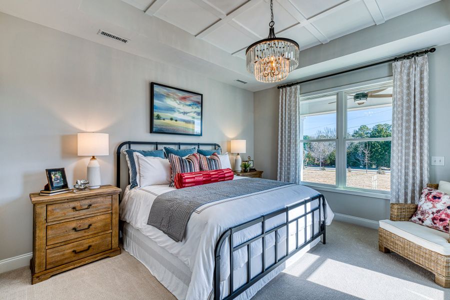 Representative furnished interior of a home built from the Promenade by McKee Homes in The Cottages at 78 North, Sanford (Image 13).