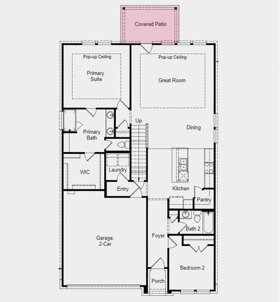 Structural options added include: covered outdoor living.