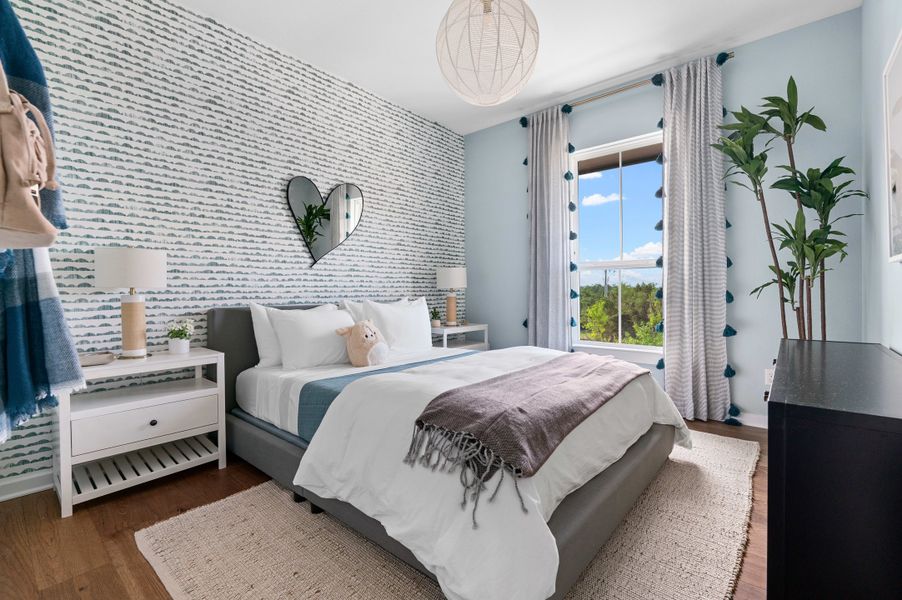 Furnished interior view inside a new home in Heritage, Dripping Springs (Image 46). Furnished interior view inside a new home in Heritage, Dripping Springs (Image 46).