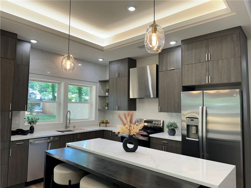 Furnished interior view inside a new home in , East Point (Image 9).