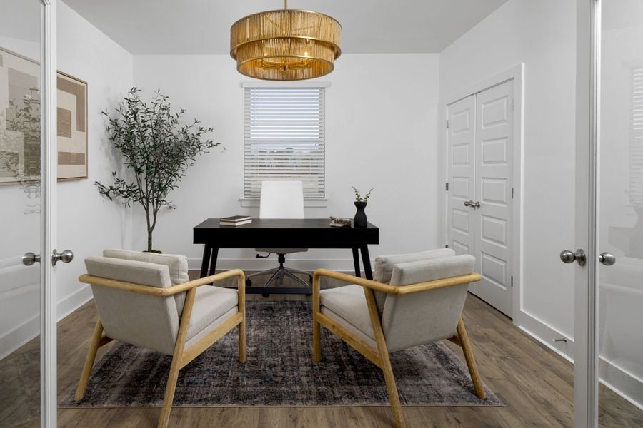 Representative furnished interior of a home built from the Allegheny by Mattamy Homes in Riverfall, Angier (Image 9).