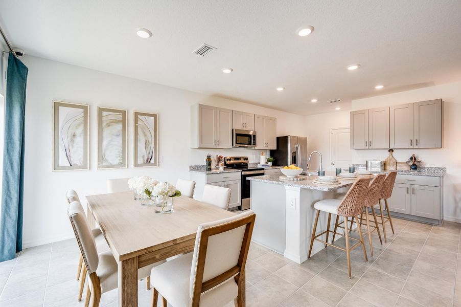 Furnished interior view inside a new home in Palm Wind, Hudson (Image 8). Furnished interior view inside a new home in Palm Wind, Hudson (Image 8).