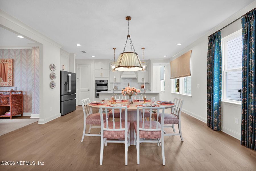 Furnished interior view inside a new home in Mariposa at EverRange 40' Series, Jacksonville (Image 10).