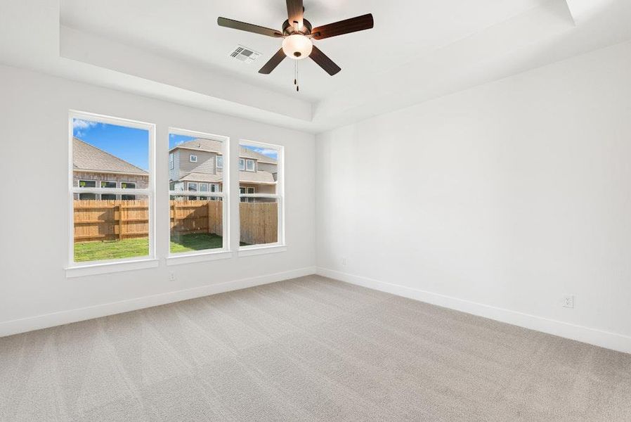 Spacious, unfurnished interior of a new home in Blackhawk, Pflugerville (Image 19).