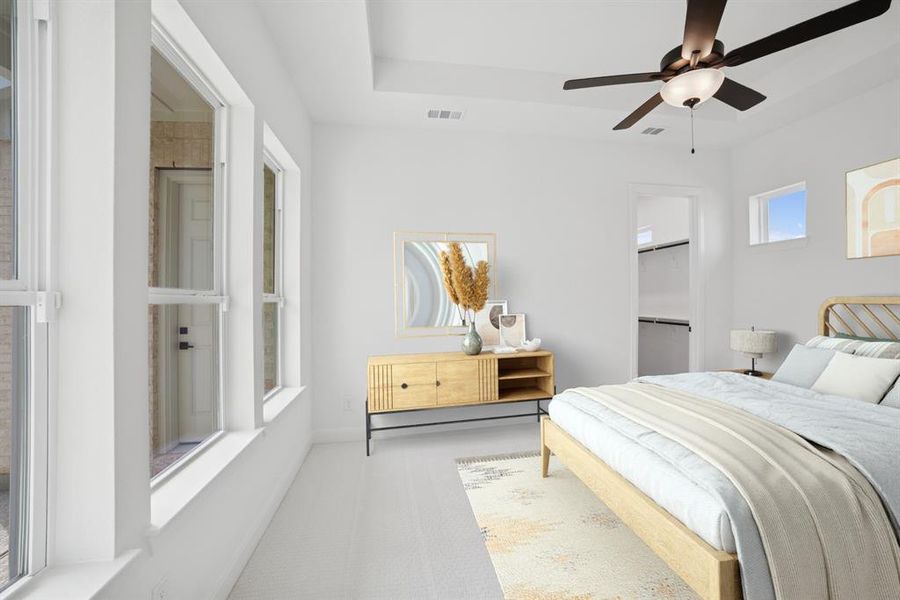 Furnished interior view inside a new home in Walsh Cottage, Annetta North (Image 6).