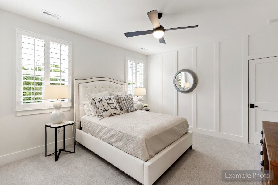 Furnished interior view inside a new home in Stephens Farm, Huntersville (Image 35). Furnished interior view inside a new home in Stephens Farm, Huntersville (Image 35).