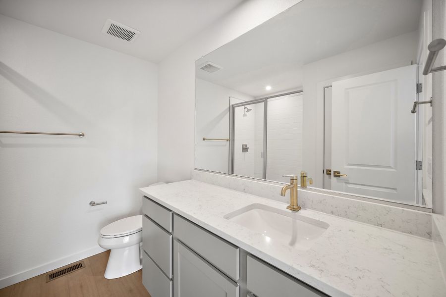 Representative furnished interior of a home built from the Nolan by Lokal Homes in The Commons at Victory Ridge, Colorado Springs (Image 11).