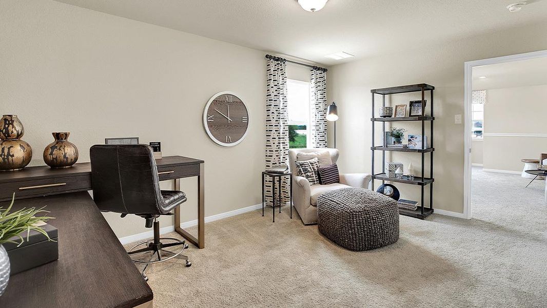 Furnished interior view inside a new home in Southgrove, Kyle (Image 16).