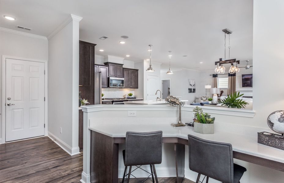 Furnished interior view inside a new home in Cannon Run, Concord (Image 12).