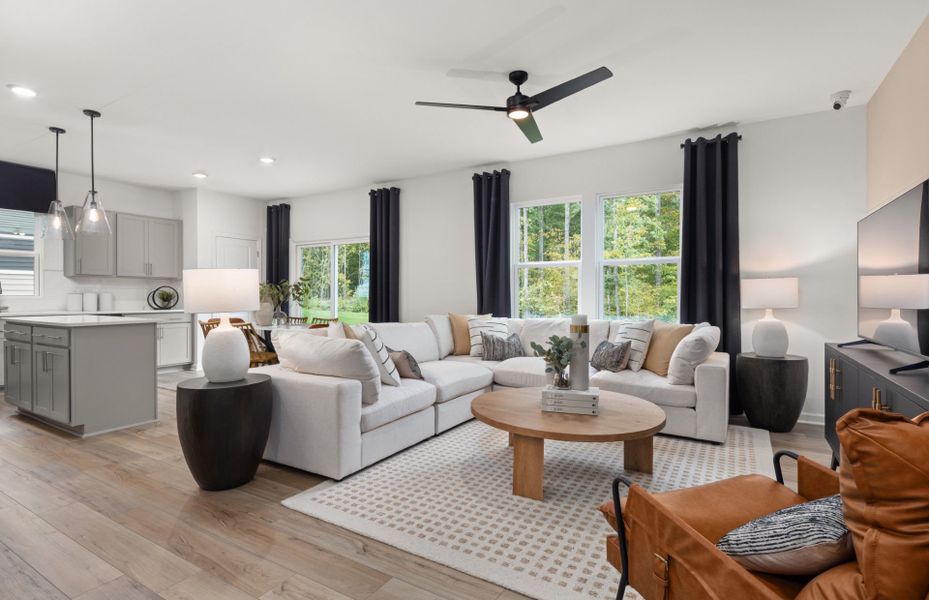 Representative furnished interior of a home built from the Raven by Centex in Carpenter Falls, Durham (Image 26).