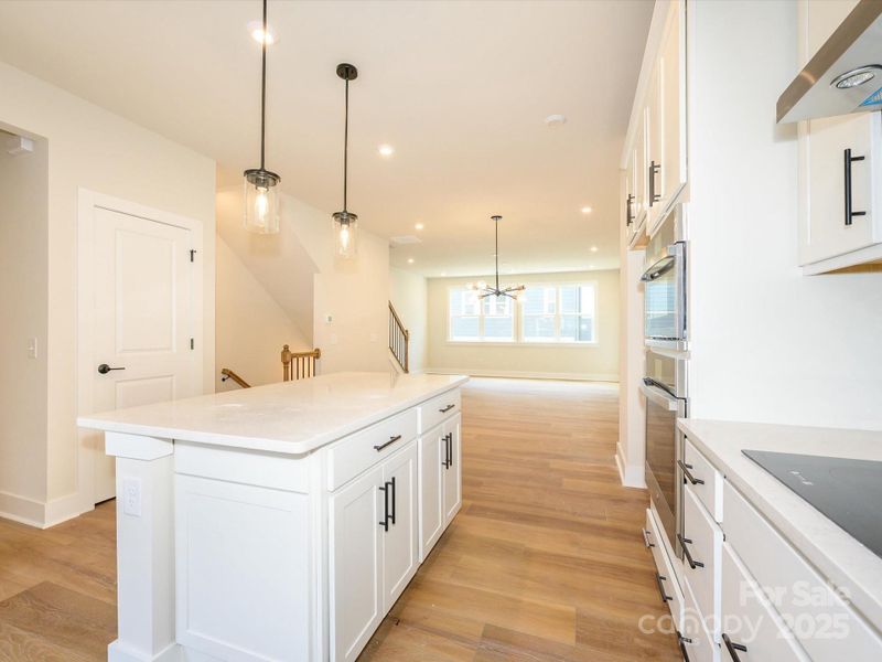 Functional and Beautiful Gourmet Kitchen with Large Center Island