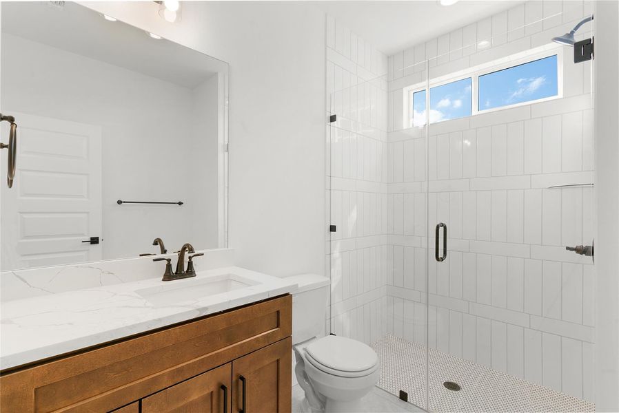 Furnished interior view inside a new home in , Burnet (Image 6).