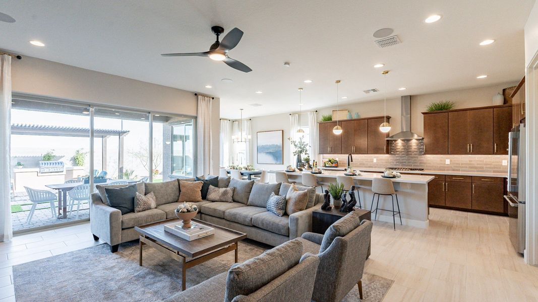 Representative furnished interior of a home built from the Jade by DRB Homes in Hacienda at Estrella, Goodyear (Image 14).