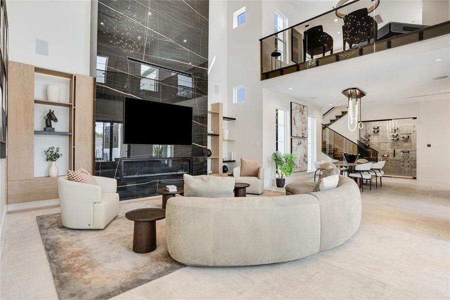 Furnished interior view inside a new home in , Dallas (Image 6).