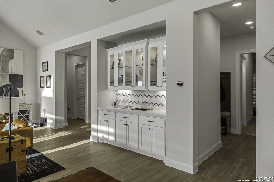 Furnished interior view inside a new home in Megan's Landing 1/2 Acre, San Antonio (Image 10). Furnished interior view inside a new home in Megan's Landing 1/2 Acre, San Antonio (Image 10).