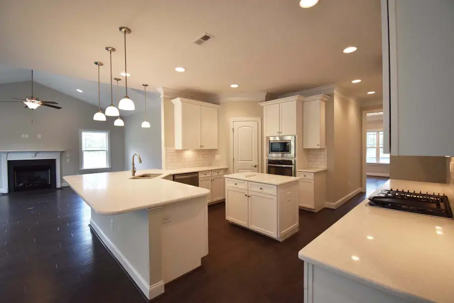 Representative furnished interior of a home built from the Cosmopolitan by Keystone Homes NC in Weybridge, Burlington (Image 5).