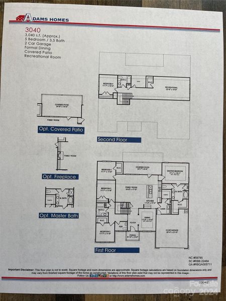 3040 Floor Plan