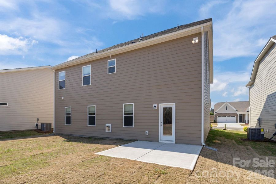 Exterior details and patio area of a home in McFarland Estates, York (Image 3).