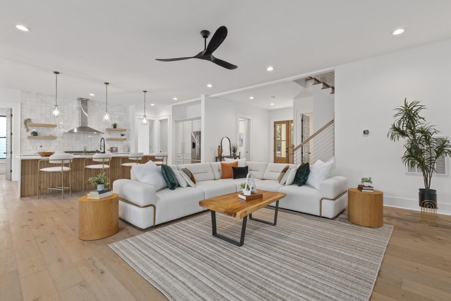 Furnished interior view inside a new home in , Johns Island (Image 11).