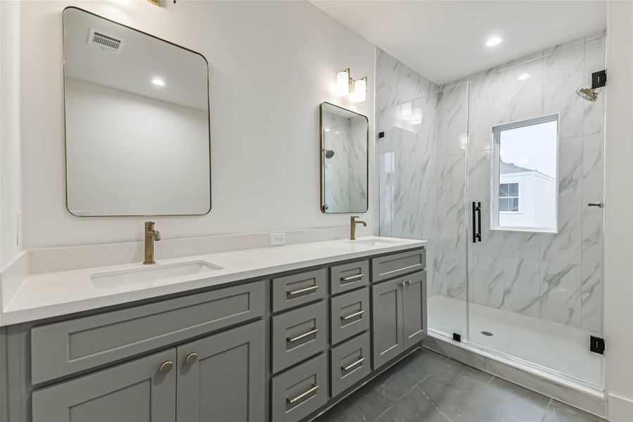 Furnished interior view inside a new home in , Houston (Image 12).