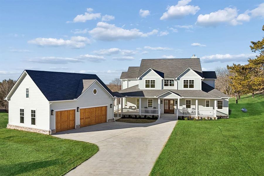 Front exterior of a new home in , Anna, TX, highlighting curb appeal (Image 25).