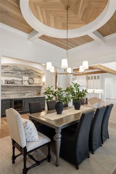 Furnished interior view inside a new home in , Canton (Image 9).