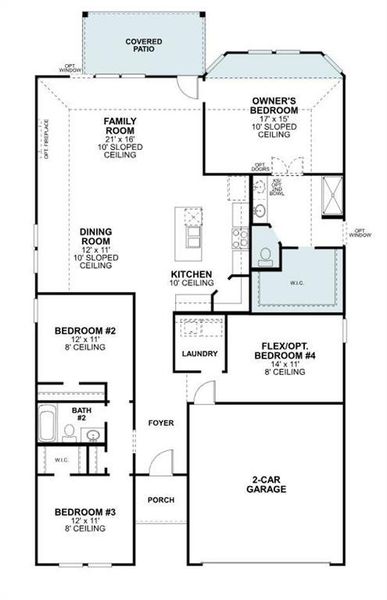 2D floor plan layout of this home in Sanderos, Fort Worth, TX (Image 3). 2D floor plan layout of this home in Sanderos, Fort Worth, TX (Image 3).