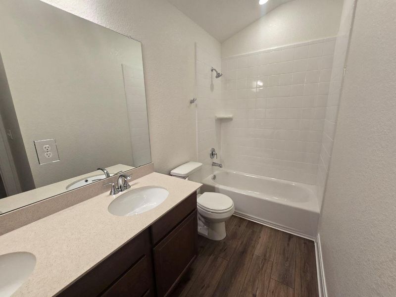 Furnished interior view inside a new home in McKinney Crossing, Austin (Image 7). Furnished interior view inside a new home in McKinney Crossing, Austin (Image 7).