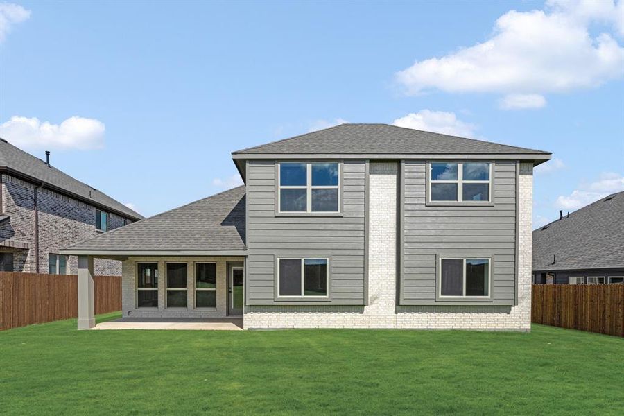 Exterior details and patio area of a home in Hampton Park, Glenn Heights (Image 4). Exterior details and patio area of a home in Hampton Park, Glenn Heights (Image 4).