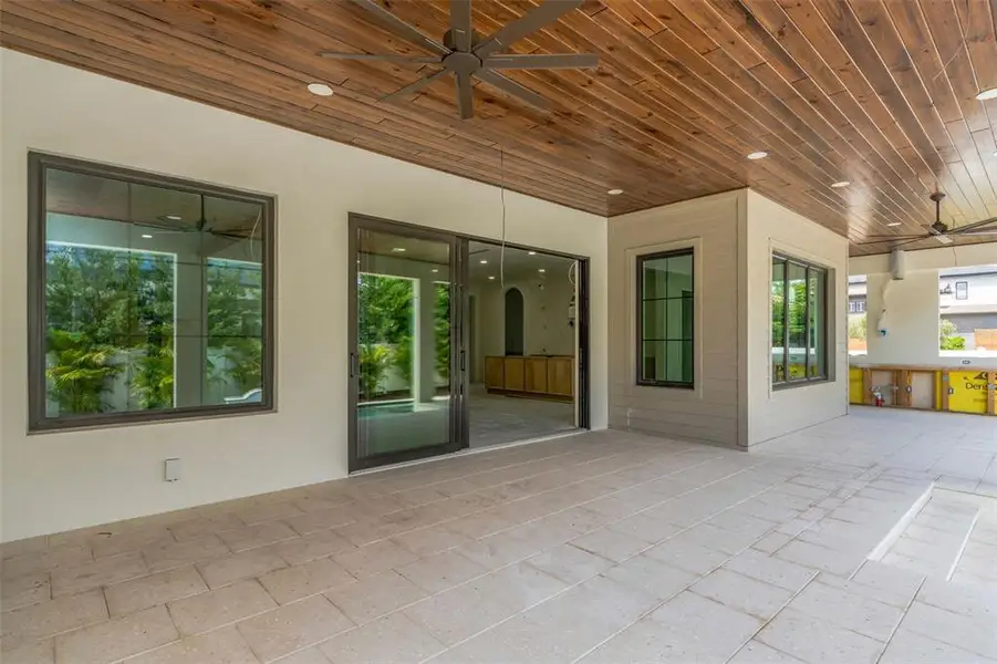 Exterior details and patio area of a home in , Tampa (Image 3). Exterior details and patio area of a home in , Tampa (Image 3).