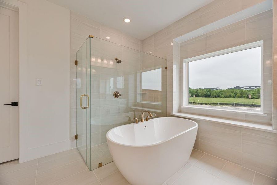 Furnished interior view inside a new home in Park Place, Prosper (Image 17).
