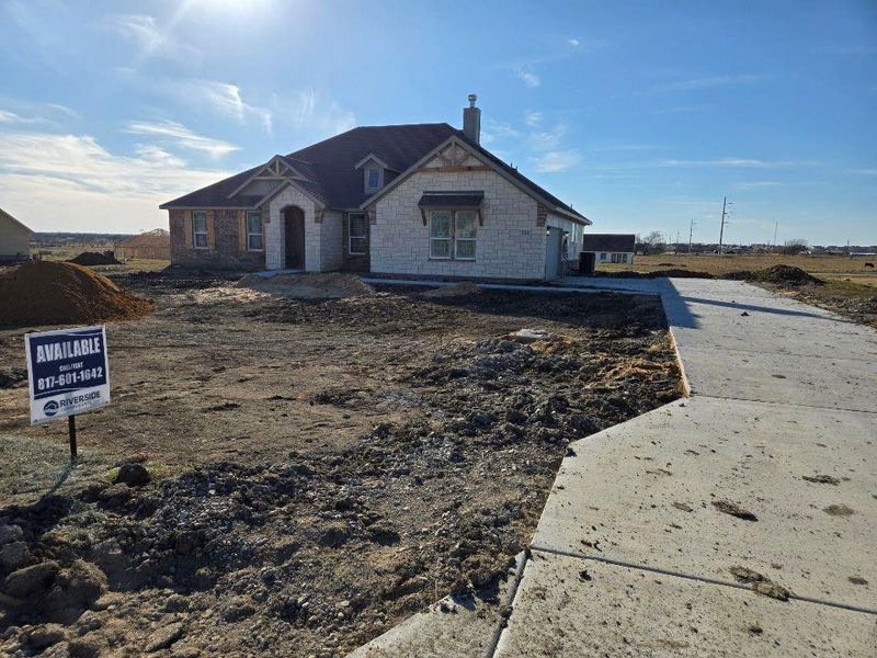 In-progress construction of a new home in Hillview Addition, Decatur, TX (Image 14). In-progress construction of a new home in Hillview Addition, Decatur, TX (Image 14).
