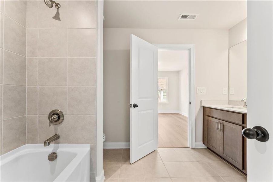 Furnished interior view inside a new home in The Village at Shallowford, Kennesaw (Image 5).
