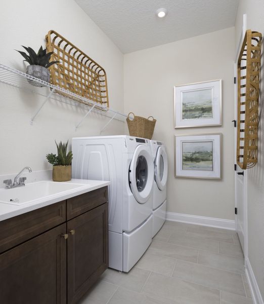 Representative furnished interior of a home built from the Curacao by Mattamy Homes in RiverTown, St. Johns (Image 17).