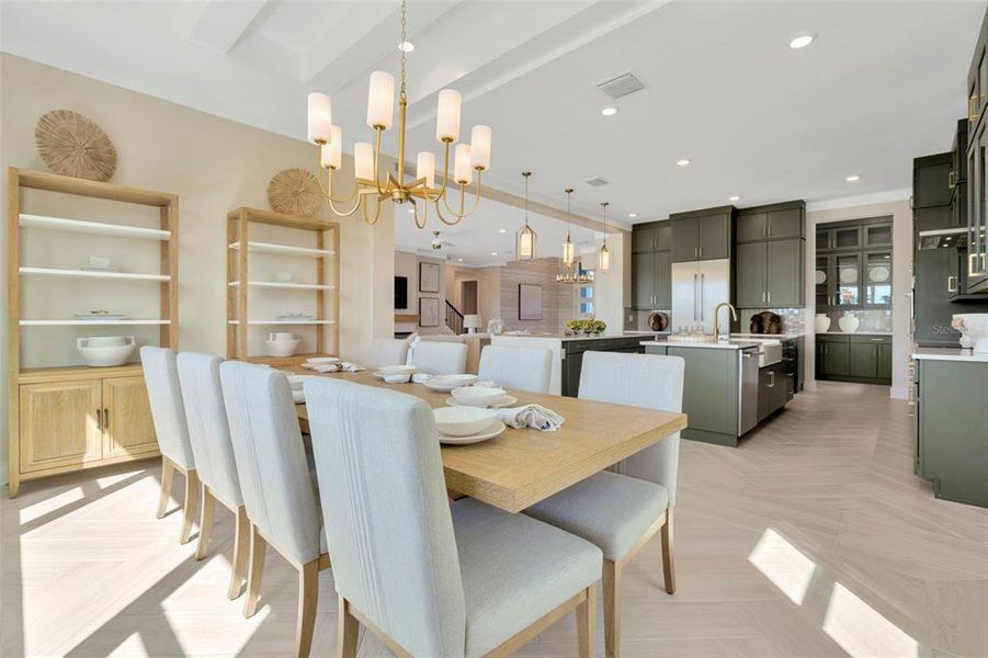 Furnished interior view inside a new home in Biscayne Landing at Seaire, Parrish (Image 20).