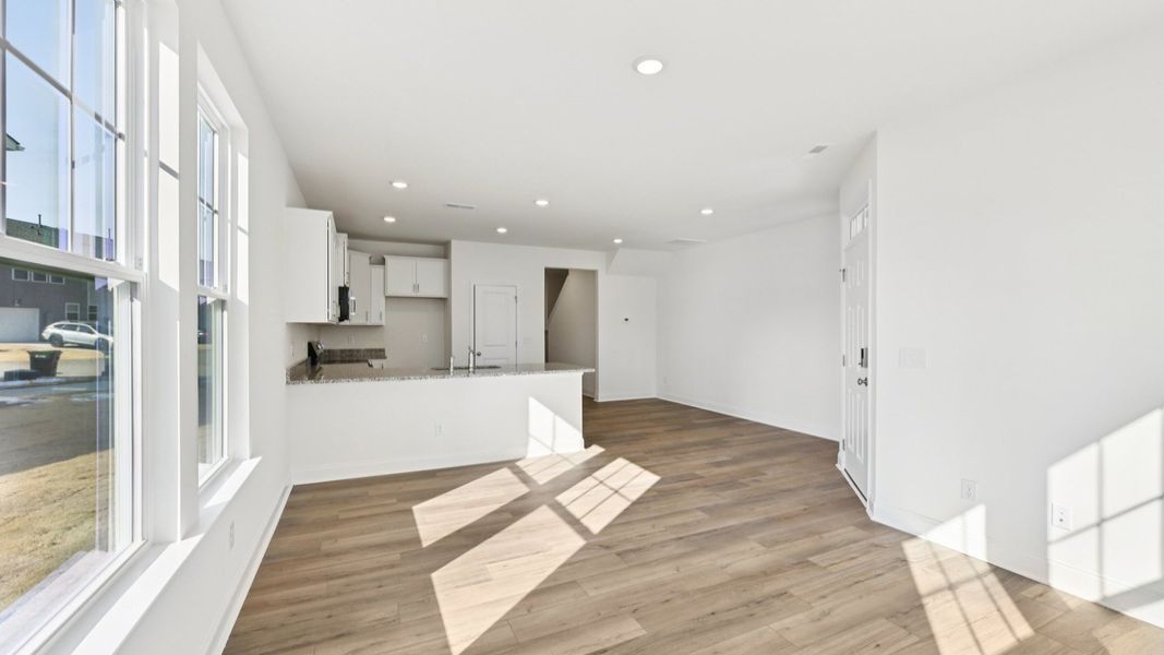 Furnished interior view inside a new home in Battle Bridge, Raleigh (Image 6).