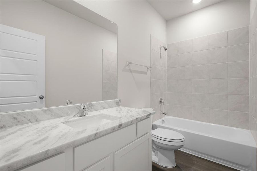 Furnished interior view inside a new home in Rocky Creek Crossing, Fort Worth (Image 4).