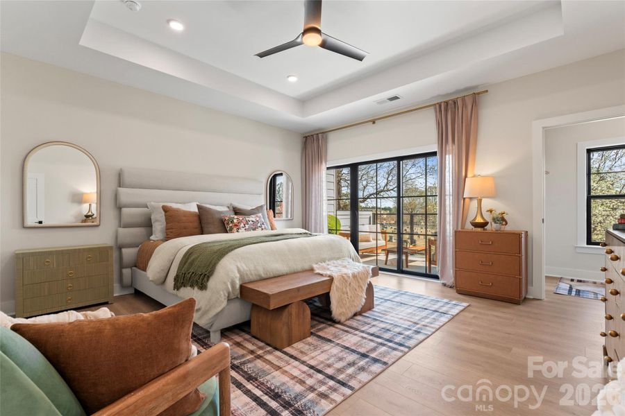 Furnished interior view inside a new home in , Huntersville (Image 8).